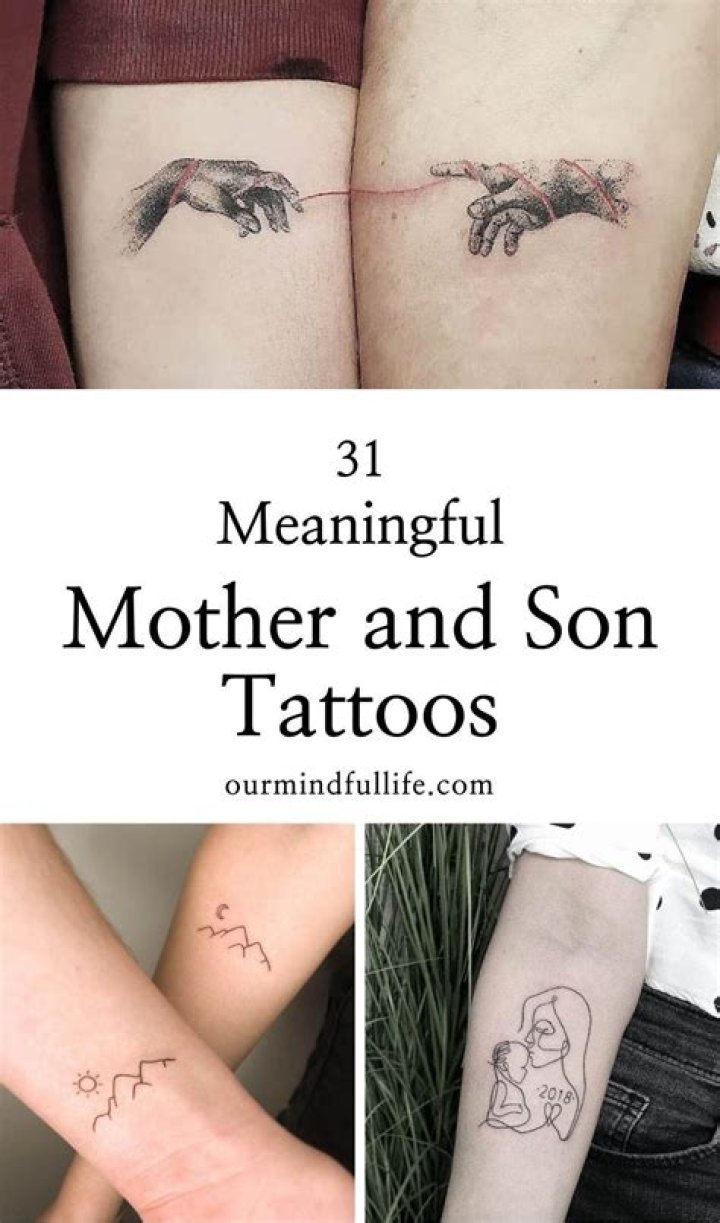 Mother Son Tattoos Designs, Ideas and Meaning Tattoos For You
