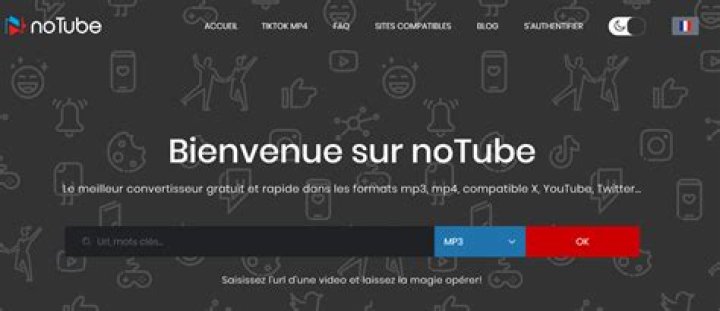noTube A Youtube mp3 and mp4 converter for free download