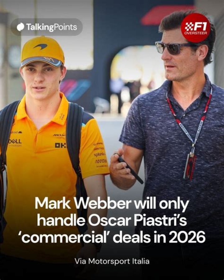 Oscar Piastri How Dusty&rsquo;s coach is helping F1 rising star The