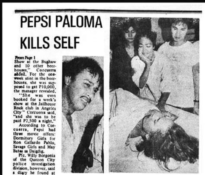 Pepsi Paloma story bio, family, death, scandal