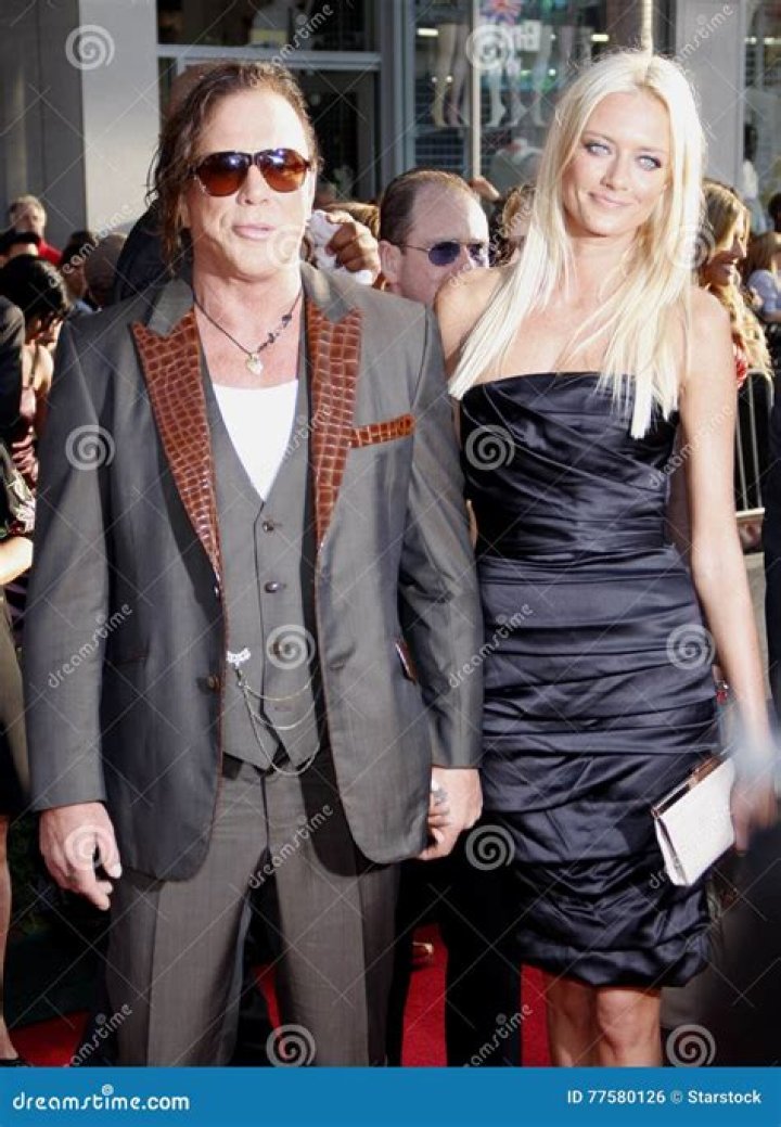Photo Mickey Rourke and Anastassija Makarenko attend the "Immortals