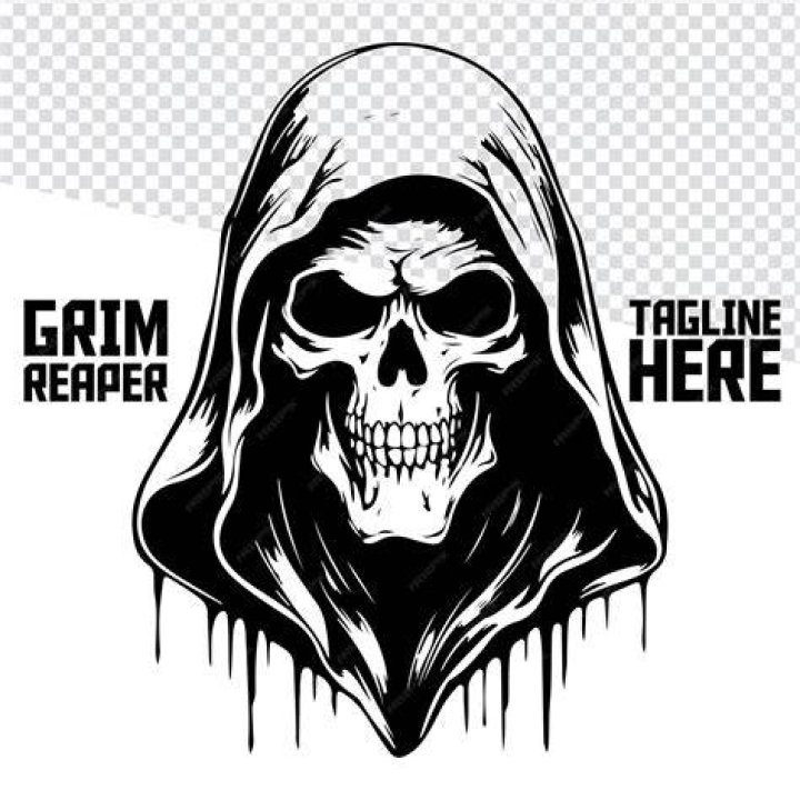 Premium Vector Grim reaper use ak47 virus weapon