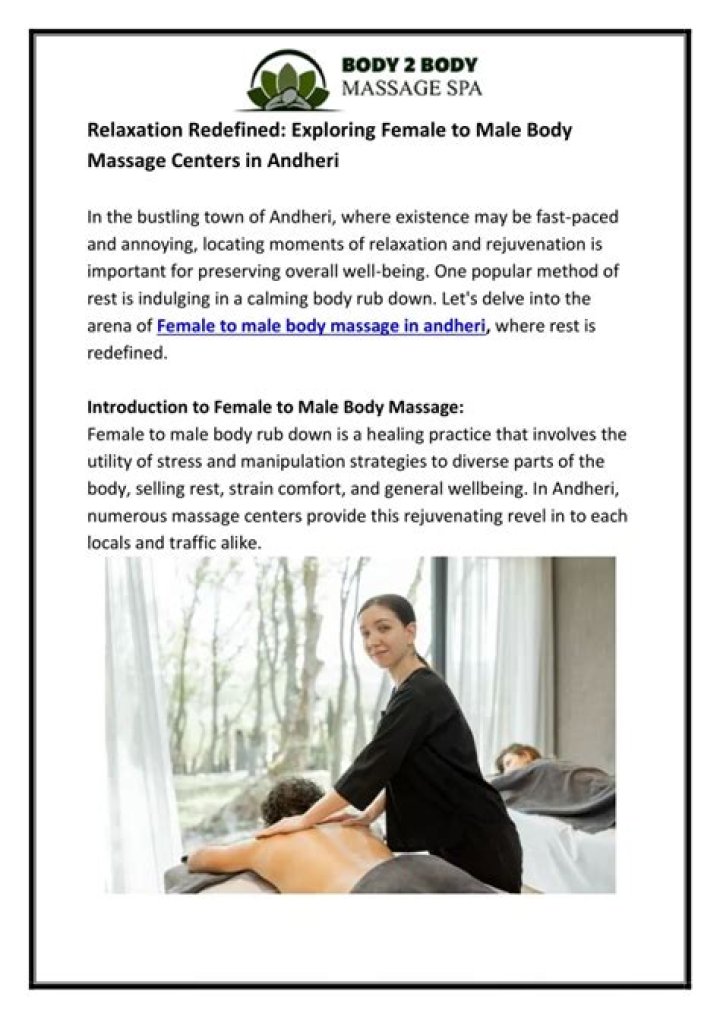 Relaxation Redefined: Body Rubs In Salt Lake City For Ultimate Well-being