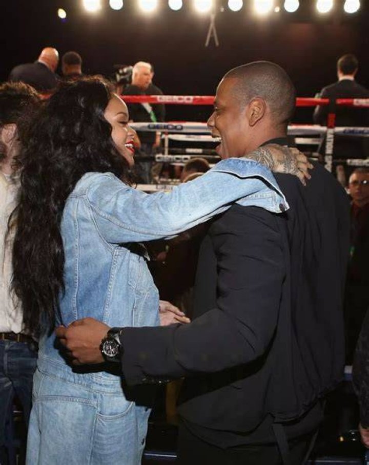 Rihanna and Jay Z cuddle up Mirror Online