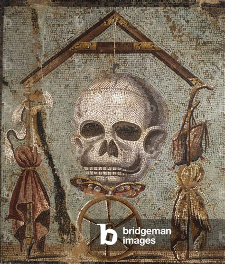 Symbols Afterlife Freemasonry Mosaic Roman Engraving Editorial Stock