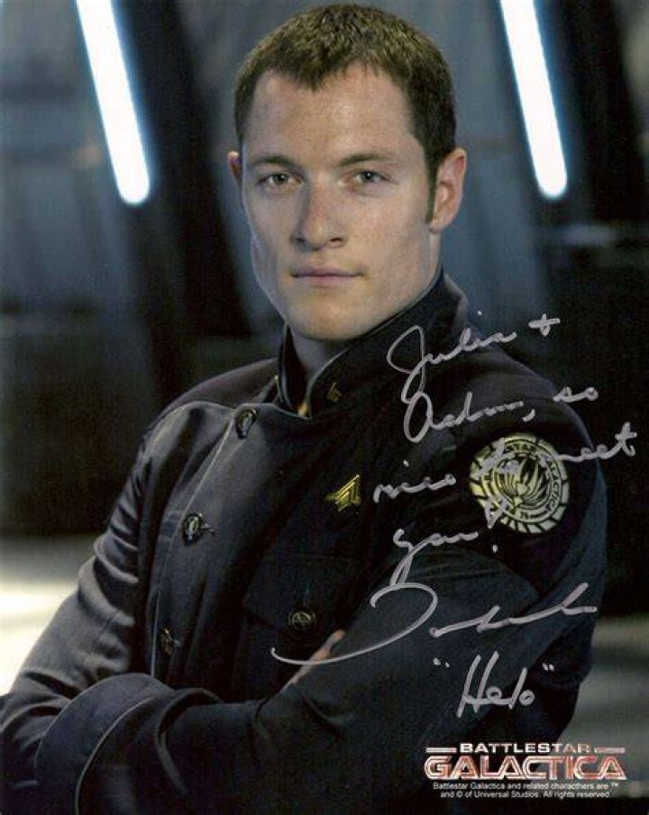 Tahmoh Penikett Battlestar Galactica PSA ADN I12878 firmado/aut&oacute;grafo