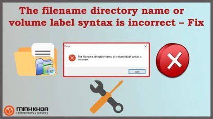 The Filename, Directory Name, Or Volume Label Syntax Is Incorrect Error In WSL