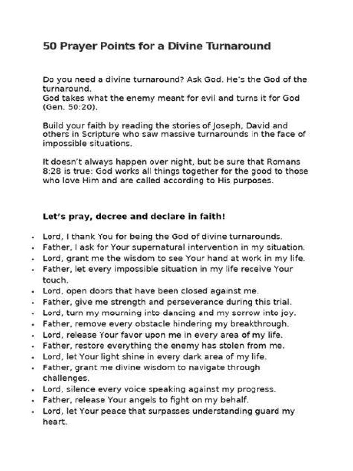 Top 50 prayer points for breakthrough with Bible verses (2022)