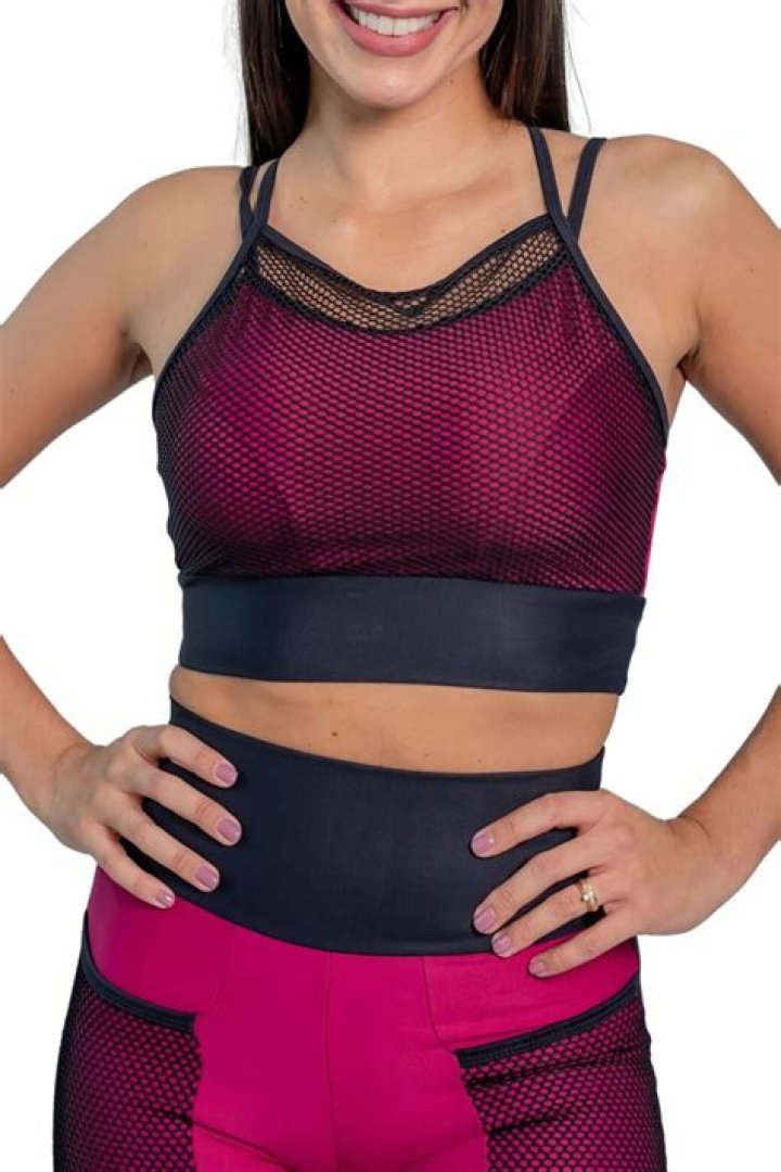 Top String em Suplex Poliamida COM BOJO Donna Carioca Moda fitness