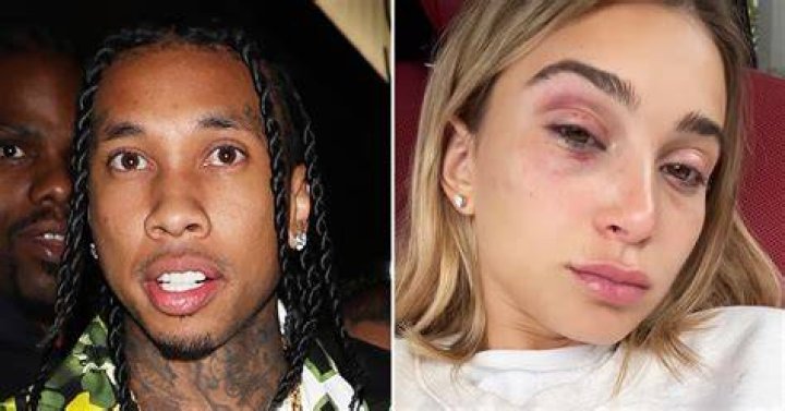 Tyga and girlfriend Camaryn Swanson syncup their outfits in matching