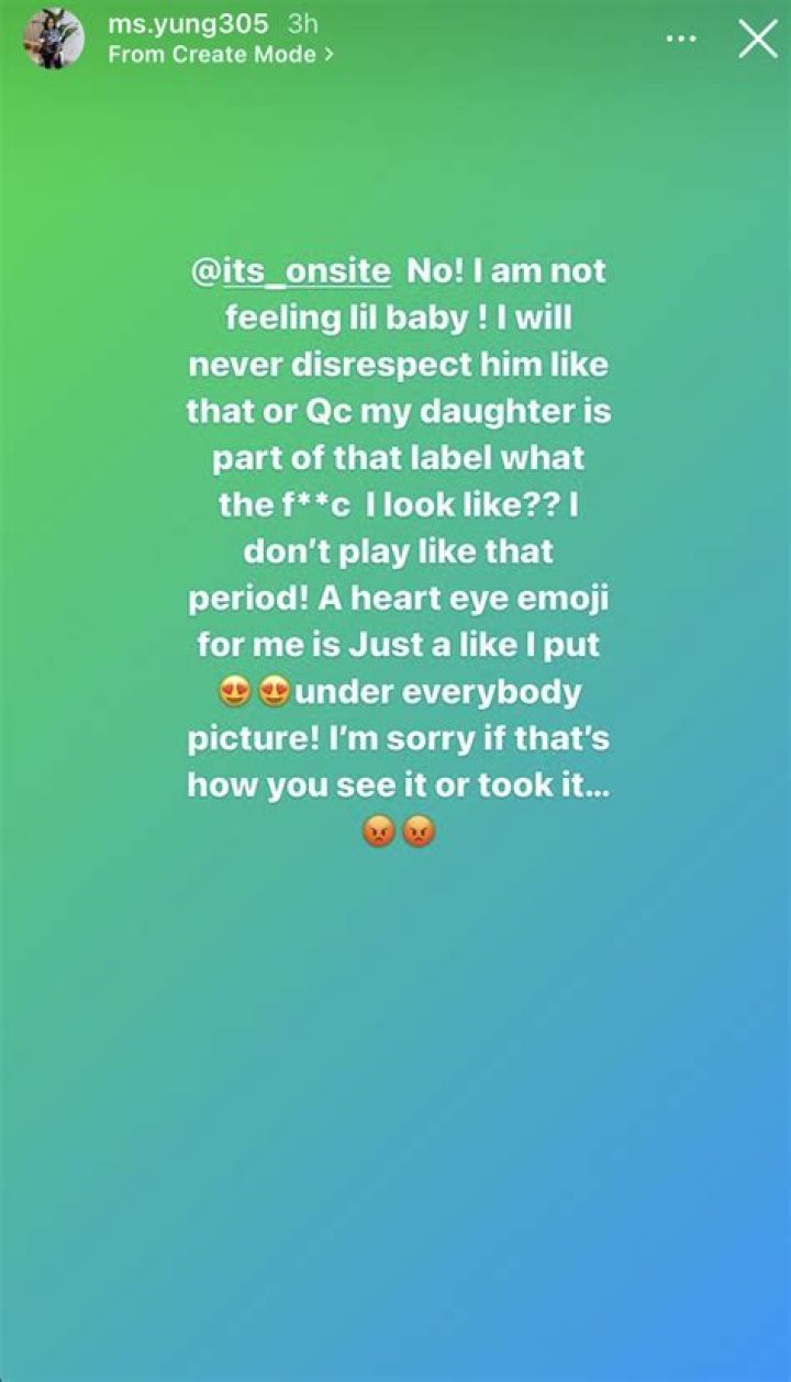 Update Yung Miami’s Mom Says She's Not Dating Lil Baby After Leaving