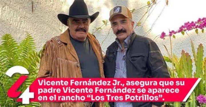 Vicente Fern&aacute;ndez Jr. asegura que su padre se manifiesta en el rancho