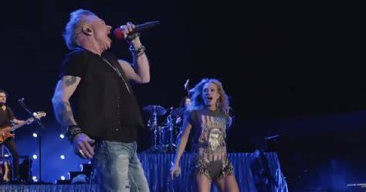Watch Axl Rose Join Carrie Underwood for to the Jungle'