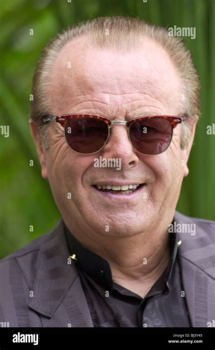 Welsh lookalike Jack Nicholson Meyrick Sheen Stock Photo, Royalty