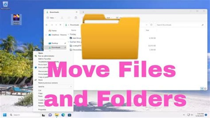 When you move a file does it still appear in the original folder?