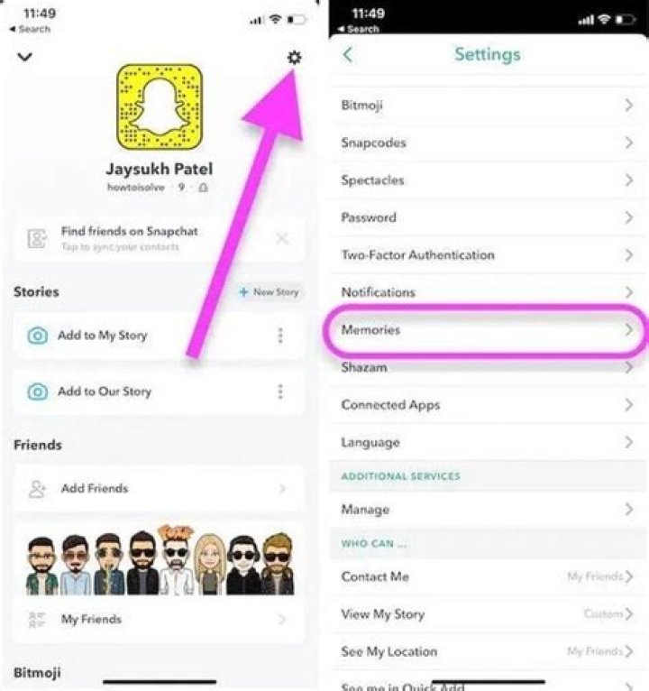 Where does deleted snaps go?