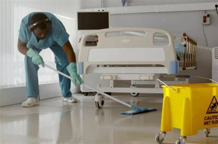 Why do hospitals not clean with bleach?