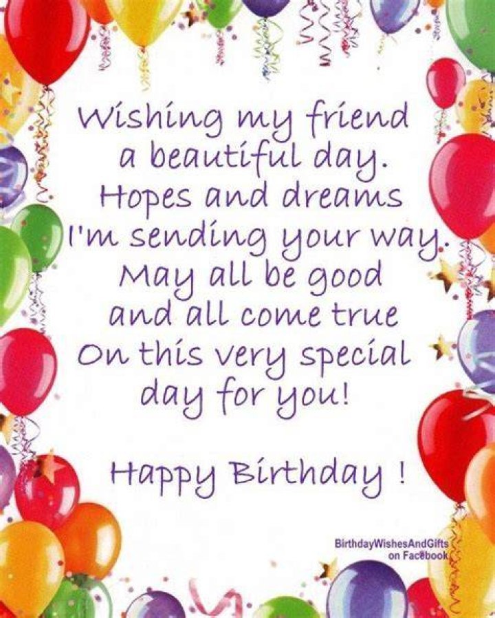 Wishing My Friend A Beautiful Birthday Pictures, Photos, and Images for
